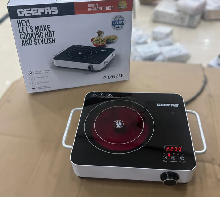 Geepas Hot Plate GIC-6923P Infra