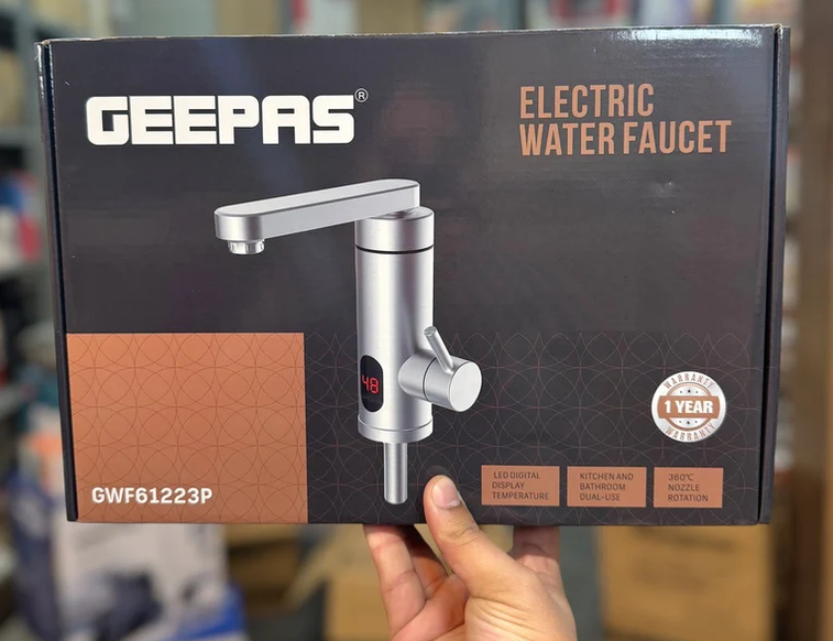 Geepas GWF61223P Electric Water Heating Faucet